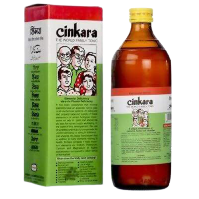 Hamdard Cinkara Multivitamin Syrup 500 ml