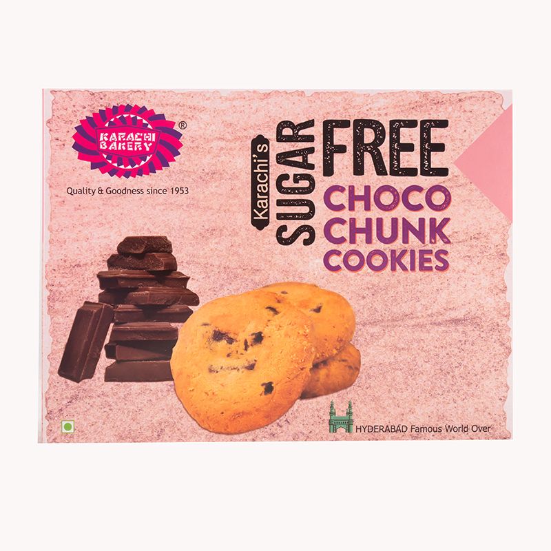Karchi bakery Choco chunk Sugar-Free Cookies
