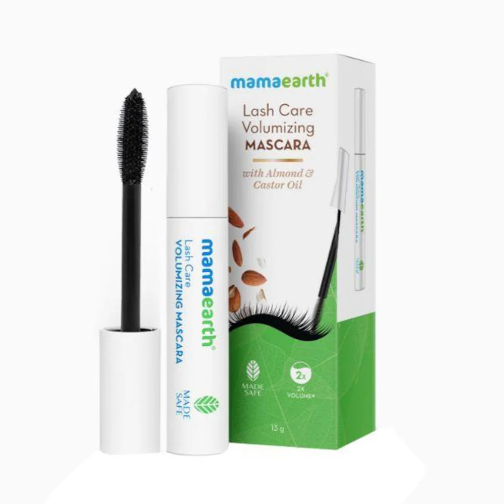 Mamaearth 2X Instant Lash Care Volumizing Mascara with Castor Oil & Almond Oil