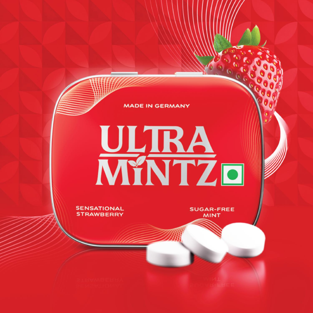 Ultra Mintz Sugar Free Mint Candies Sensational Strawberry