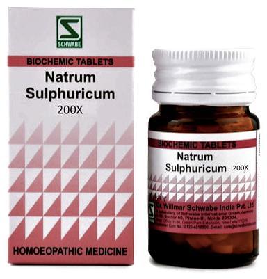 Dr Willmar Schwabe India Natrum Sulphuricum Biochemic Tablet 200X