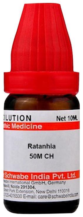 Dr Willmar Schwabe India Ratanhia Dilution 50M CH