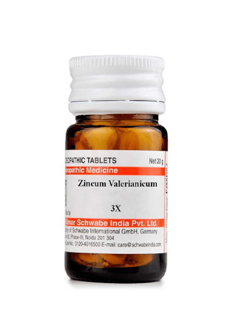 Dr Willmar Schwabe India Zincum Valerianicum Trituration Tablet 3X