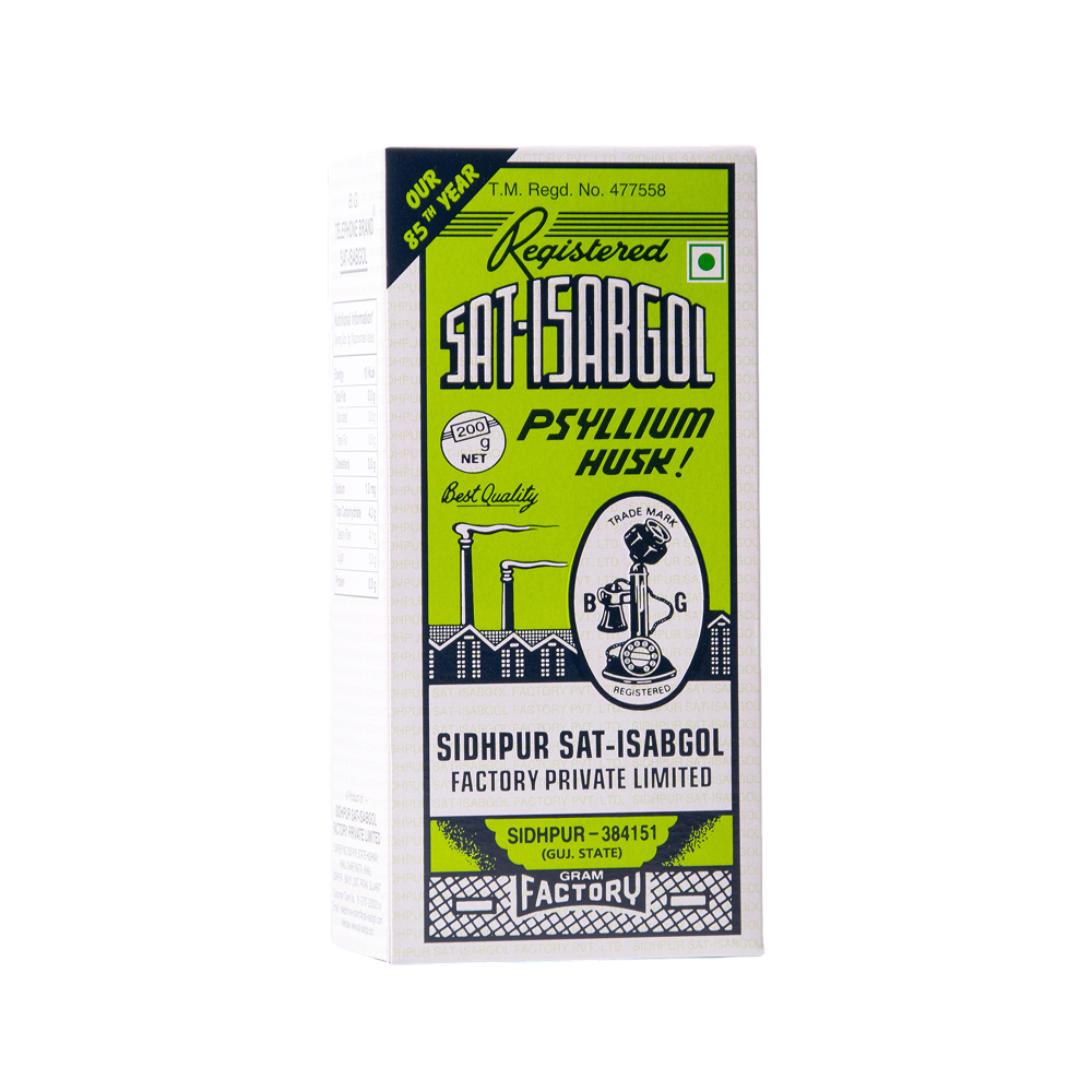 B-G Telephone Brand Sat-Isabgol Psyllium Husk