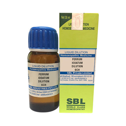 SBL Ferrum Iodatum Dilution 6 CH