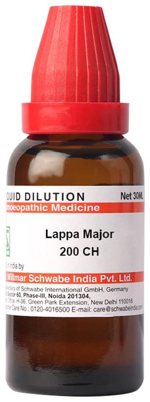 Dr Willmar Schwabe India Lappa Major Dilution 200 CH