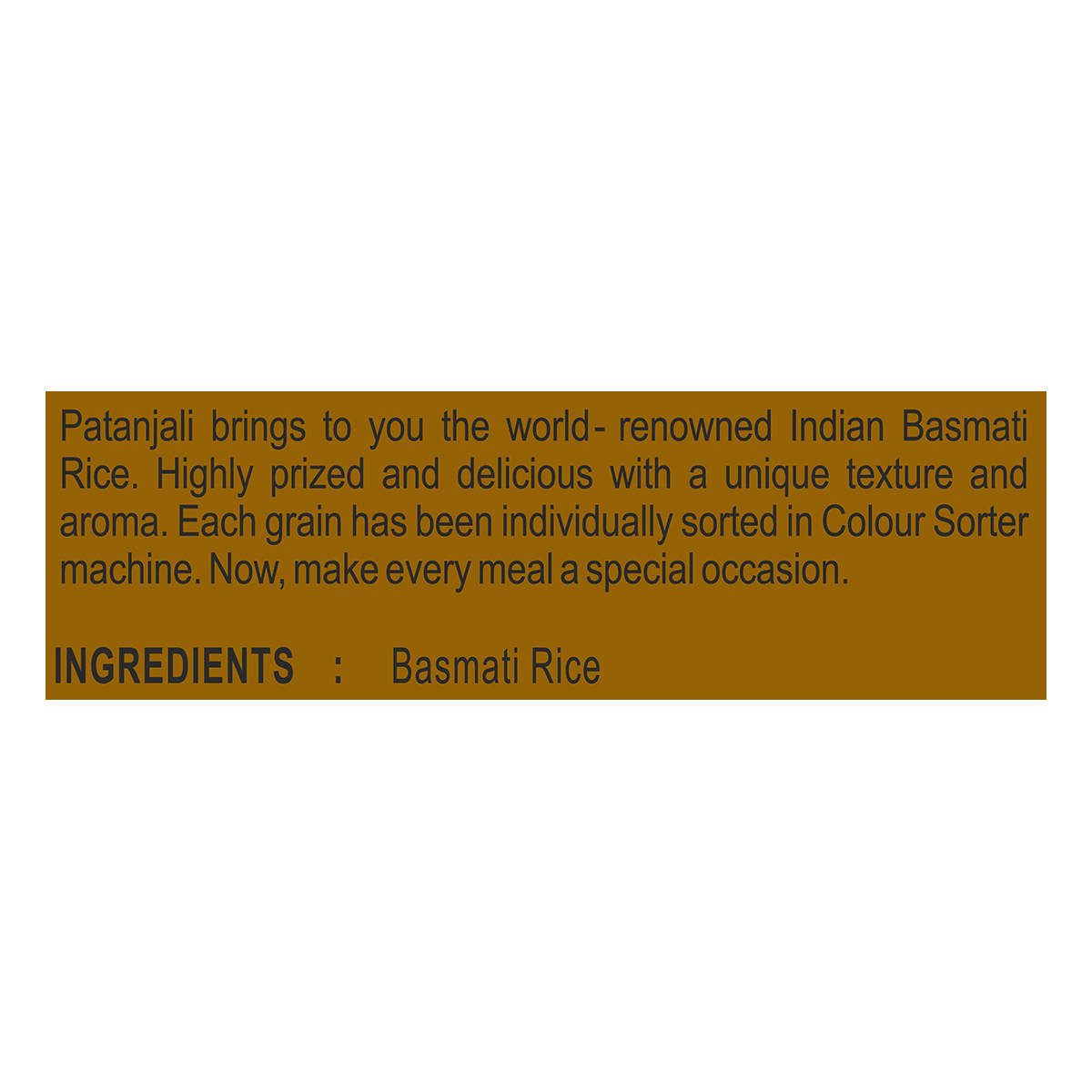 Patanjali Rozana Basmati Rice