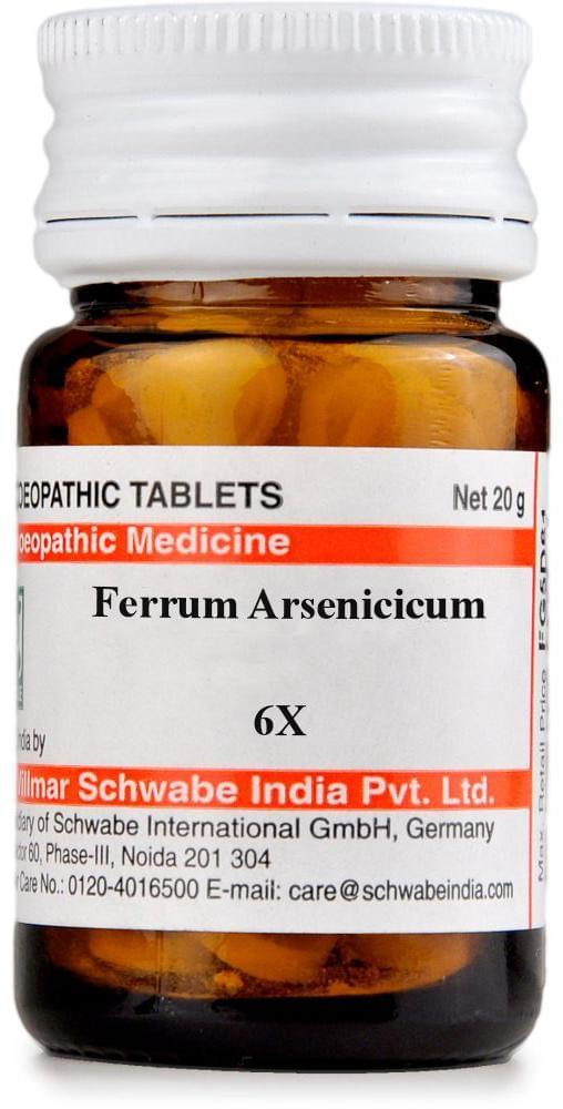 Dr Willmar Schwabe India Ferrum Arsenicicum Trituration Tablet 6X