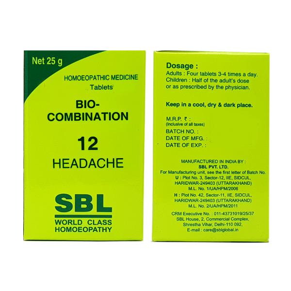 SBL Bio-Combination 12 Tablet - PUSHMYCART