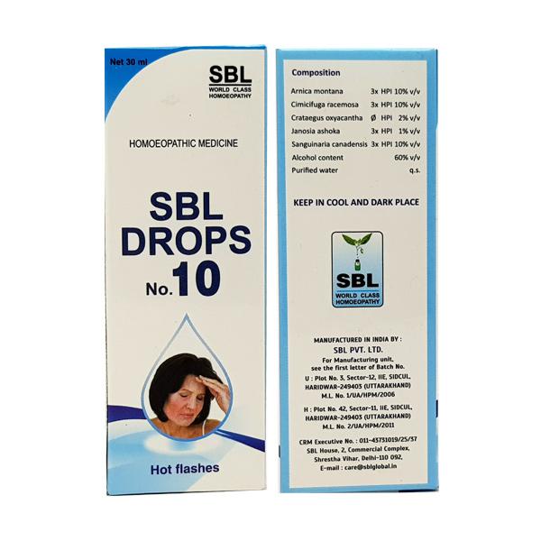 SBL Drops No. 10 (for Hot Flashes) - PUSHMYCART