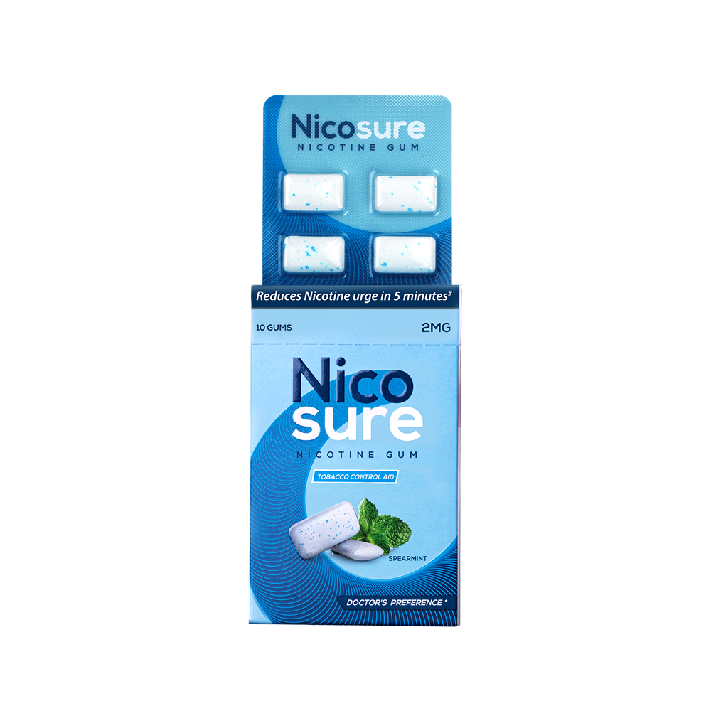 Nicosure Spearmint Nicotine Gum