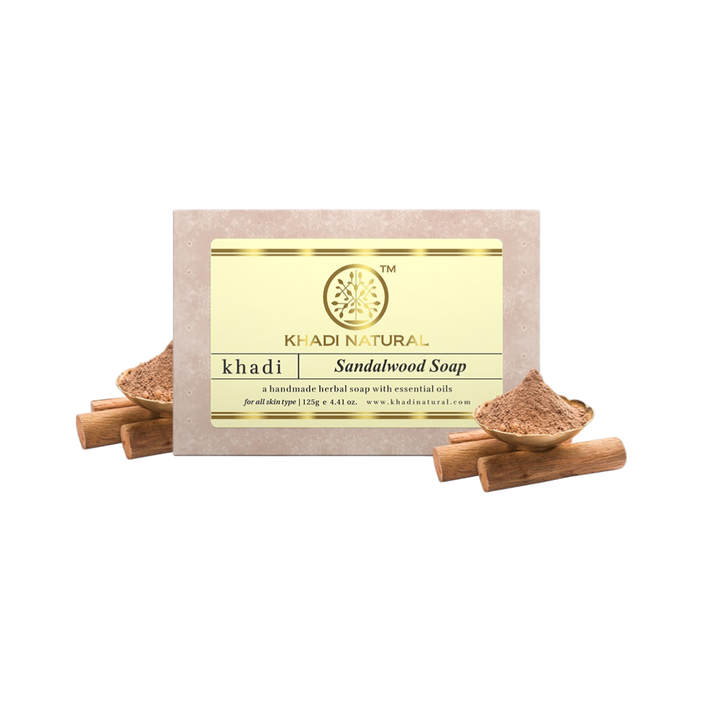 Khadi Natural Sandalwood Handmade Soap