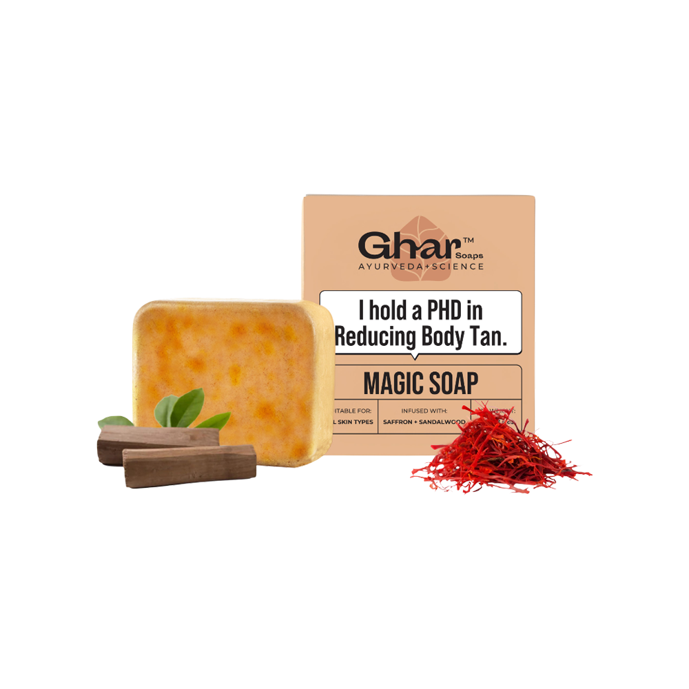 Ghar Soaps Sandalwood & Saffron Magic Soap
