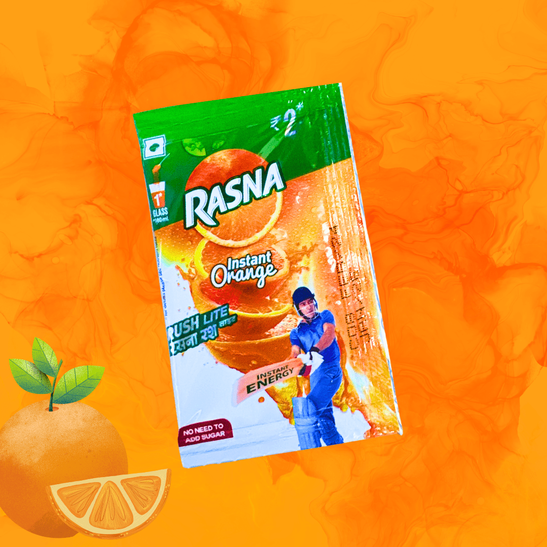 Rasna Orange Flavour Pouch