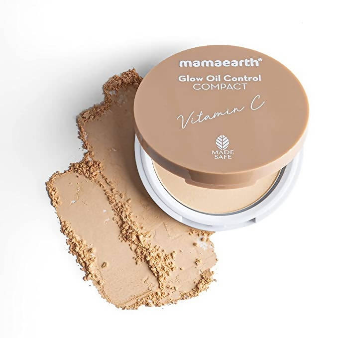 Mamaearth Glow Oil Control Compact With SPF 30 |Creme Glow