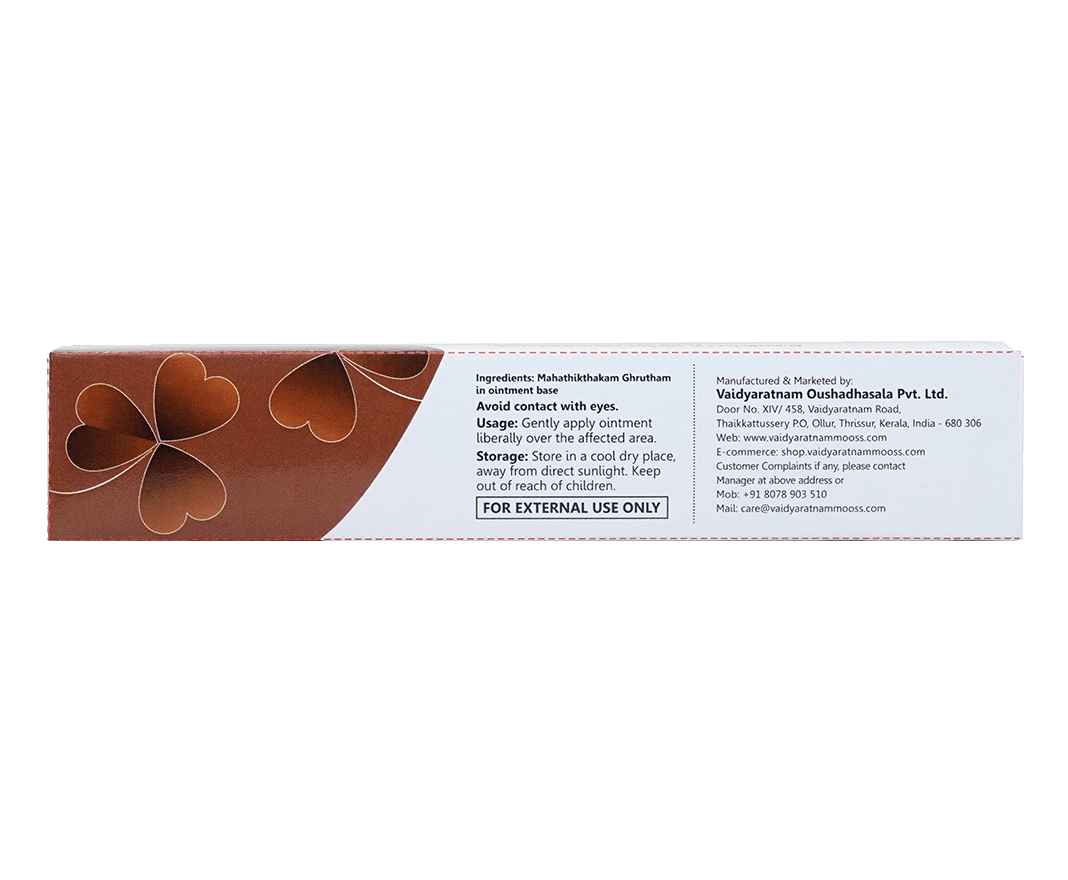Vaidyaratnam Mahathikthakam Gh Ointment