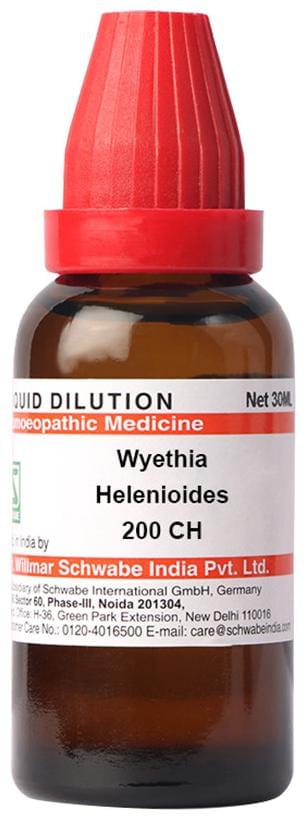 Dr Willmar Schwabe India Wyethia Helenioides Dilution 200 CH