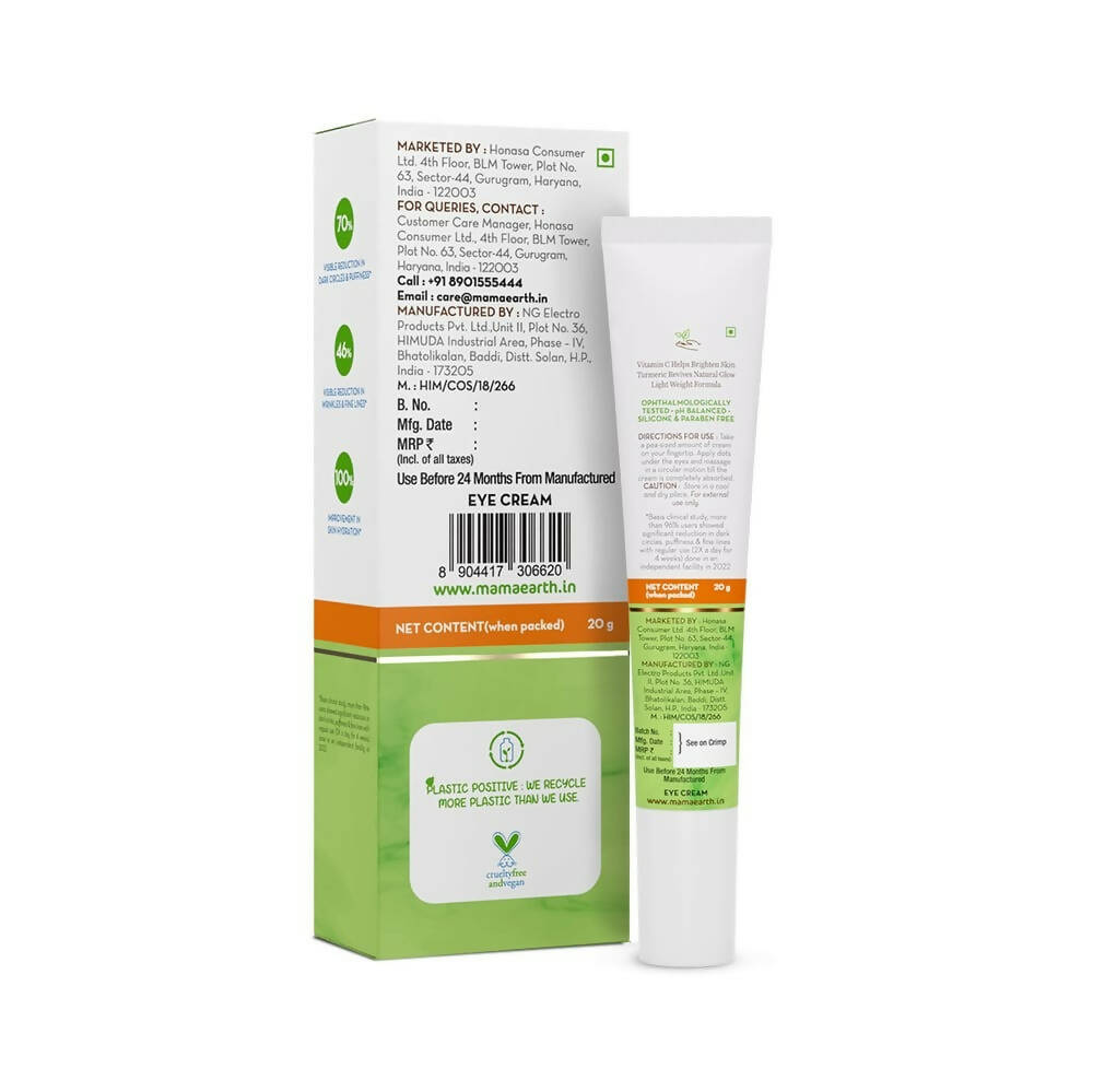 Mamaearth Vitamin C Daily Glow Under Eye Cream with Vitamin C and Turmeric