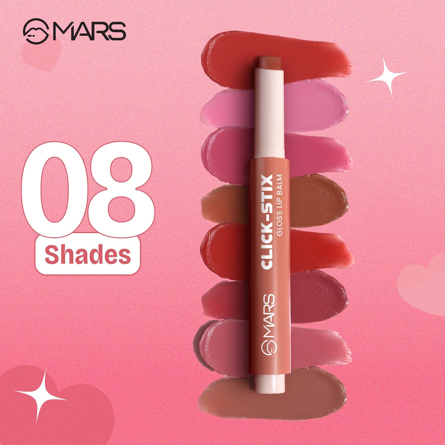 Mars Click Stix | Gloss Lip Balm