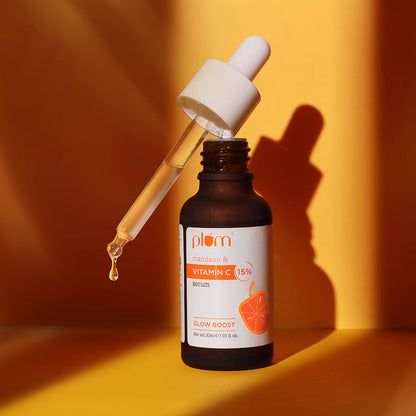 Plum 15% Vitamin C & Mandarin Glow Boost Serum