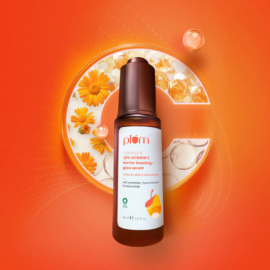 Plum 10% Vitamin C & Calendula Barrier Boosting + Glow Serum
