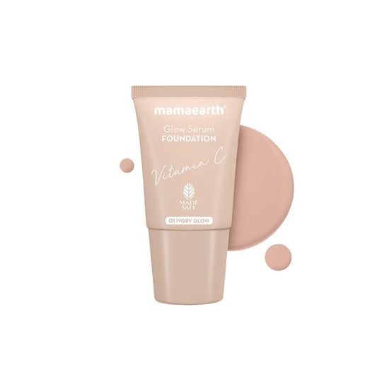 Mamaearth Glow Serum Foundation Mini Tube Ivory Glow