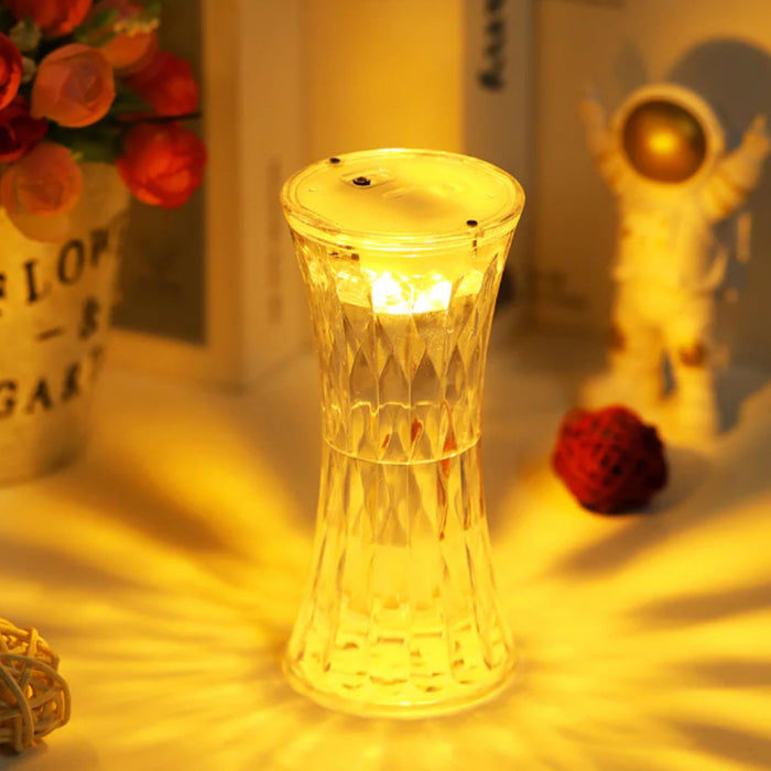 Crystal Lamp, Universal Night Light, Soft Lighting 