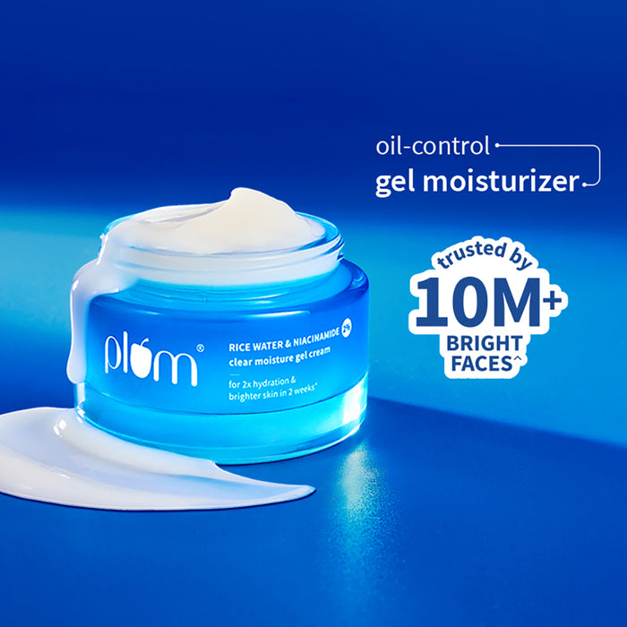 Plum 2% Niacinamide & Rice Water Brightening Gel Moisturizer
