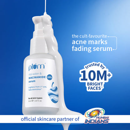 Plum 10% Niacinamide & Rice Water Brightening Face Serum