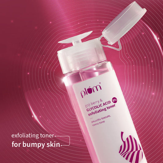 Plum Goji Berry & 5% Glycolic Acid Exfoliating Toner