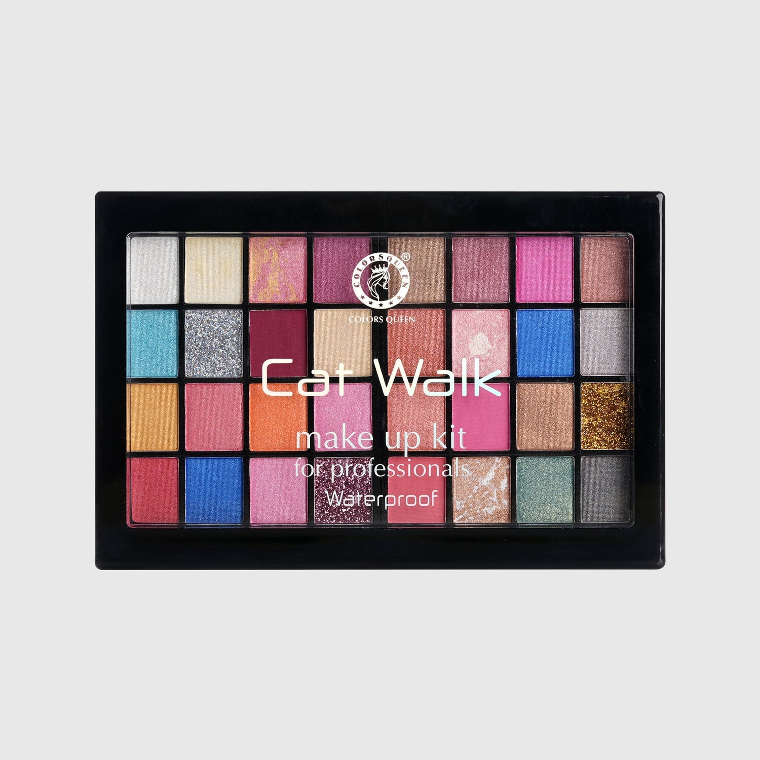 Colors-Queen-Cat-Walk-Makeup-Kit---32-Professional-Eyeshadows