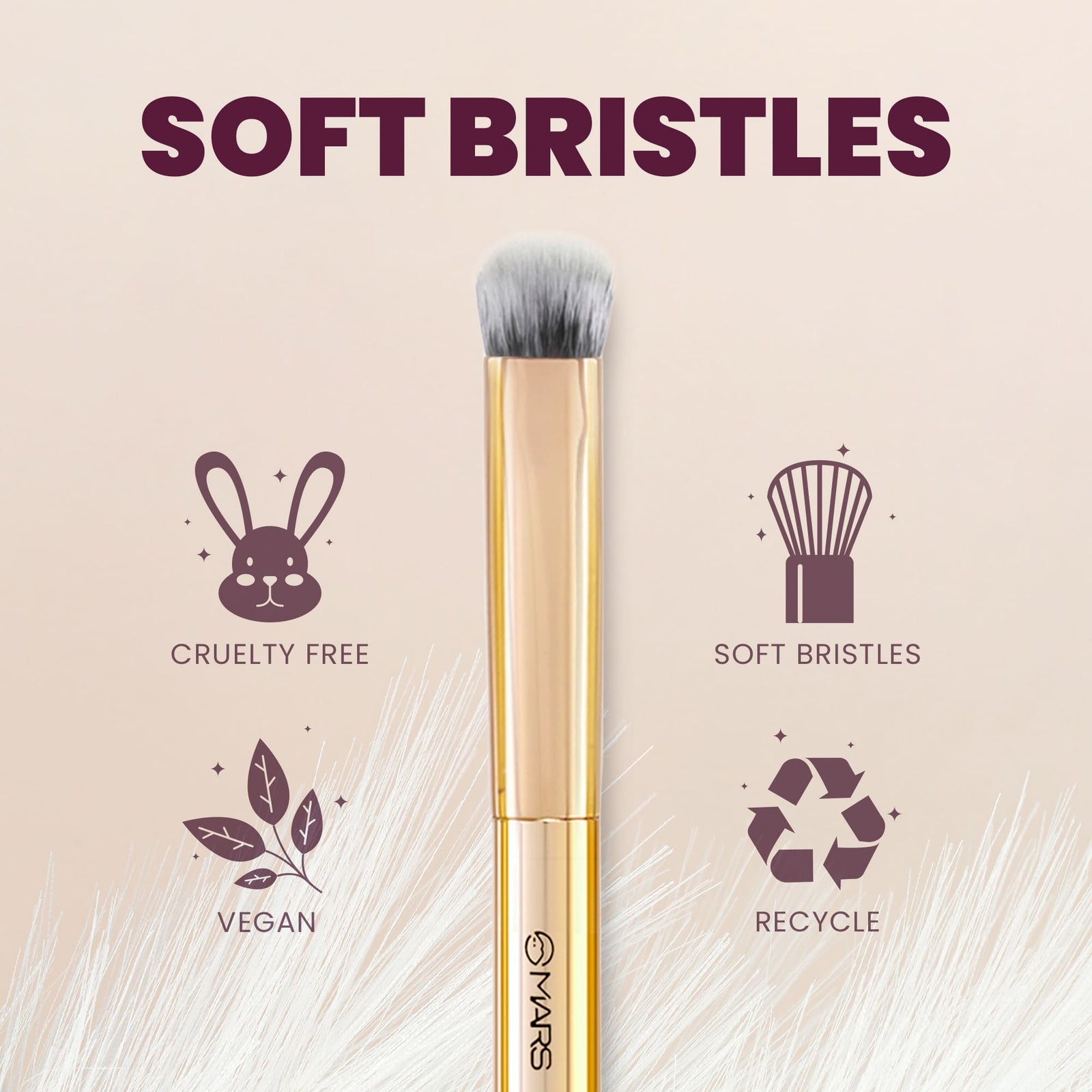 Mars Artist Arsenal Brush | Flat Eyeshadow Brush