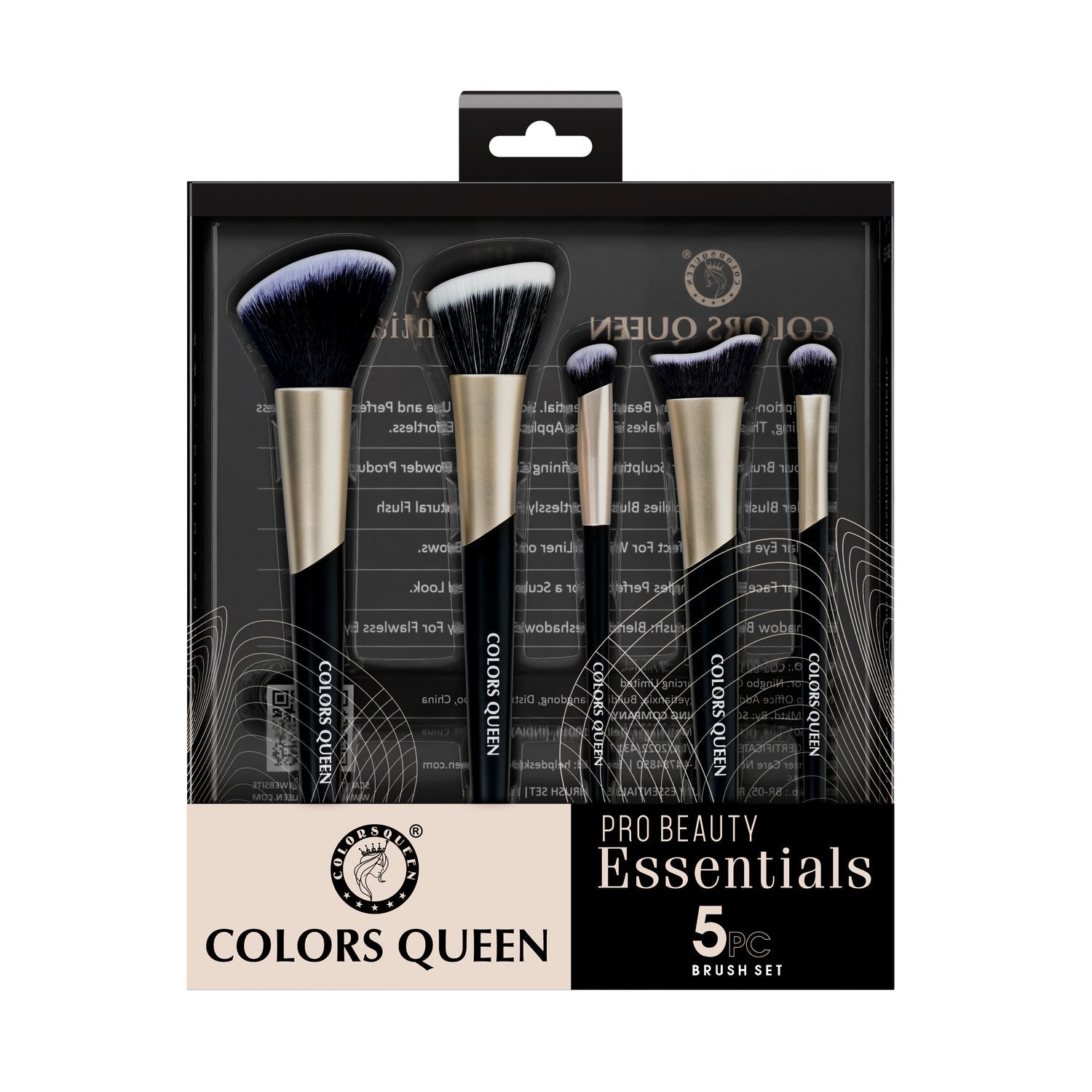 Colors-Queen-Pro-Beauty-Essentials-5-pc-Brush-Set