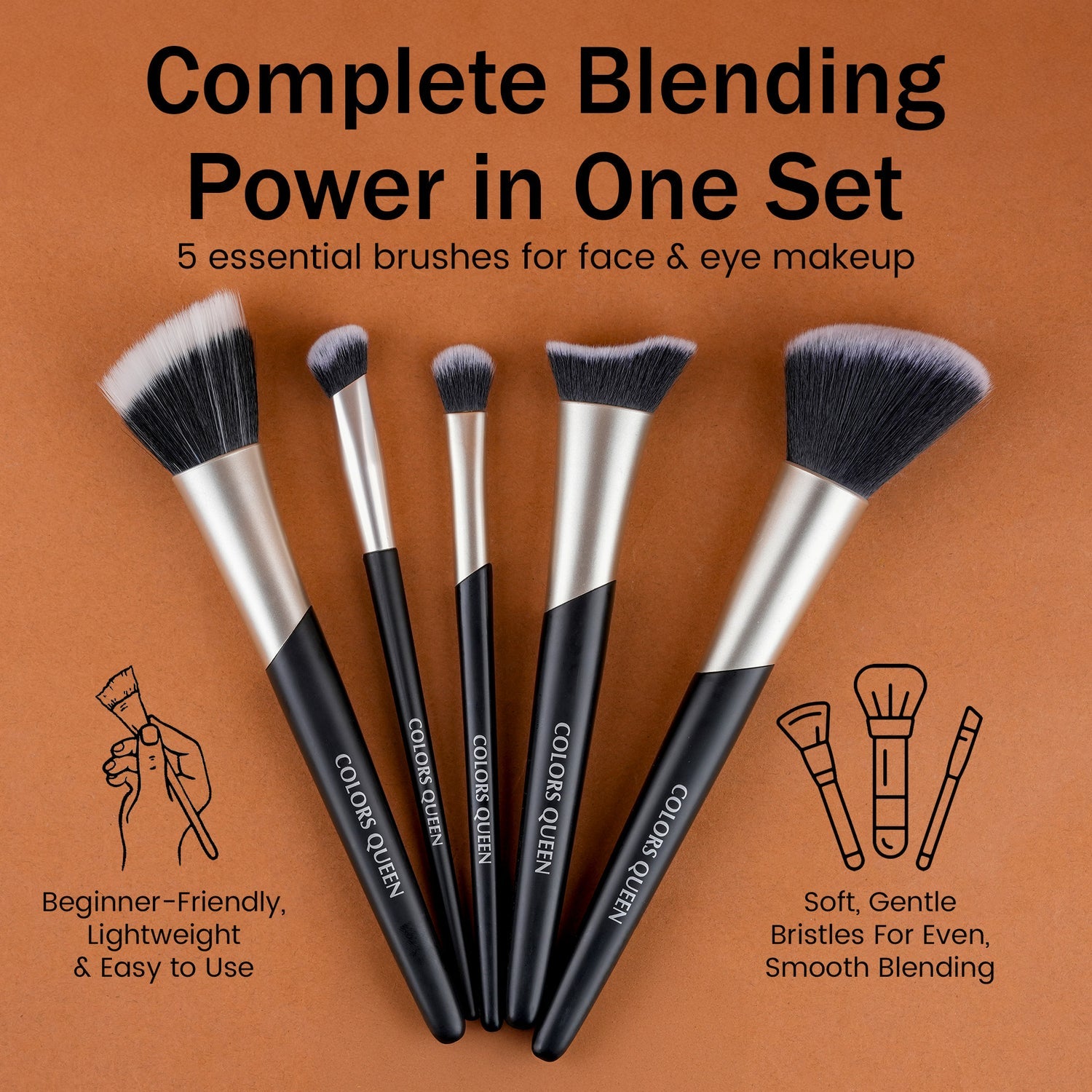 Colors-Queen-Pro-Beauty-Essentials-5-pc-Brush-Set