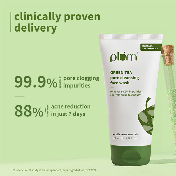 Plum Green Tea Pore Cleansing Face Wash For Oily & Acne Prone Skin