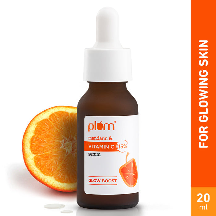Plum 15% Vitamin C & Mandarin Glow Boost Serum