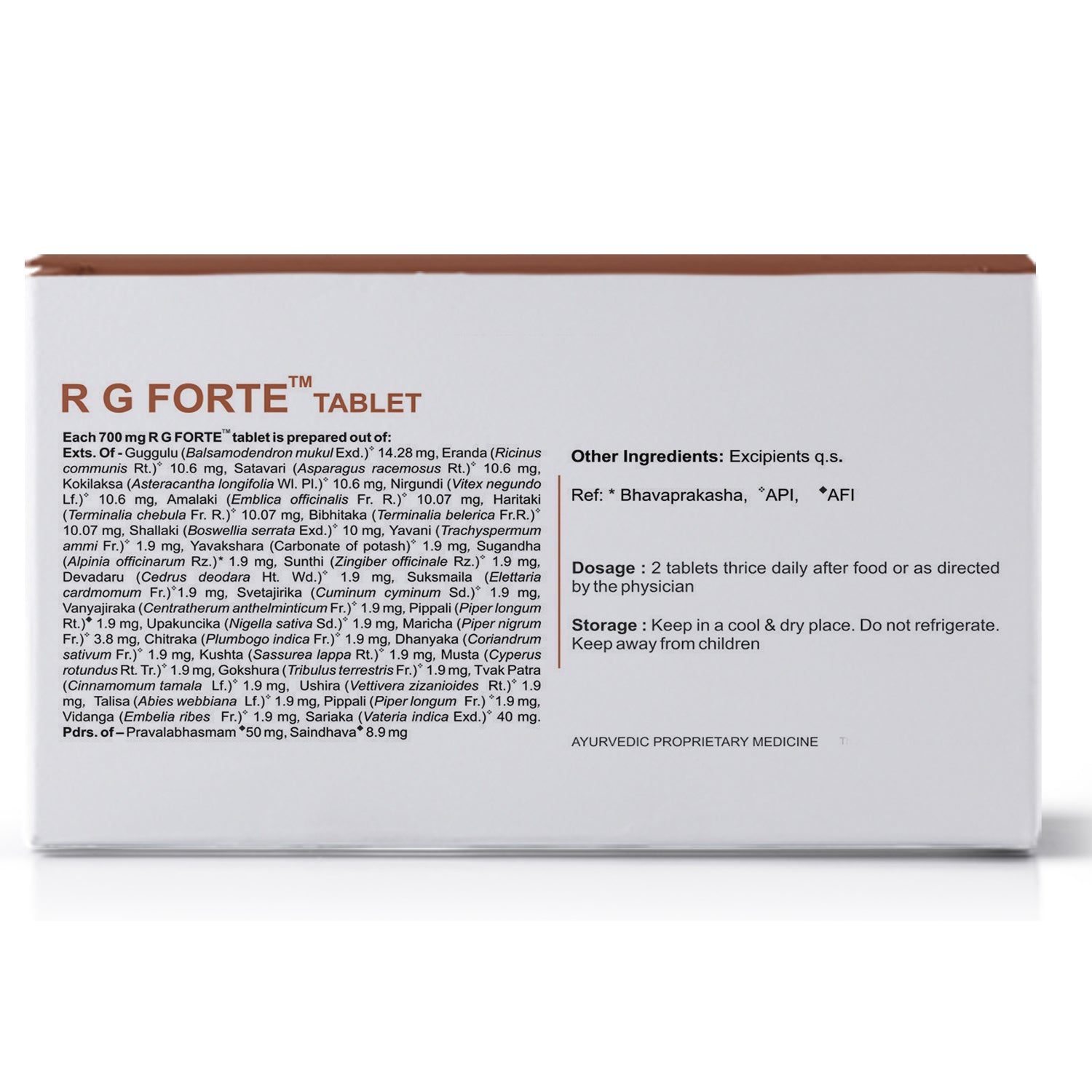 Kerala Ayurveda Rg Forte Tablet