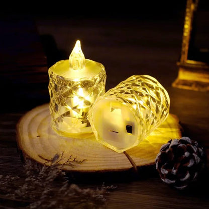 Flameless and Smokeless Decorative Candles LED Tea Light 