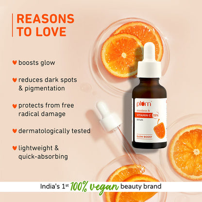 Plum 15% Vitamin C Face Serum.