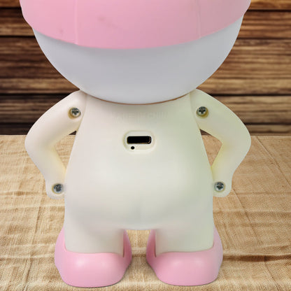 Cute Lovely Cartoon Design LED Desk Night Light With Plastic Head Cap