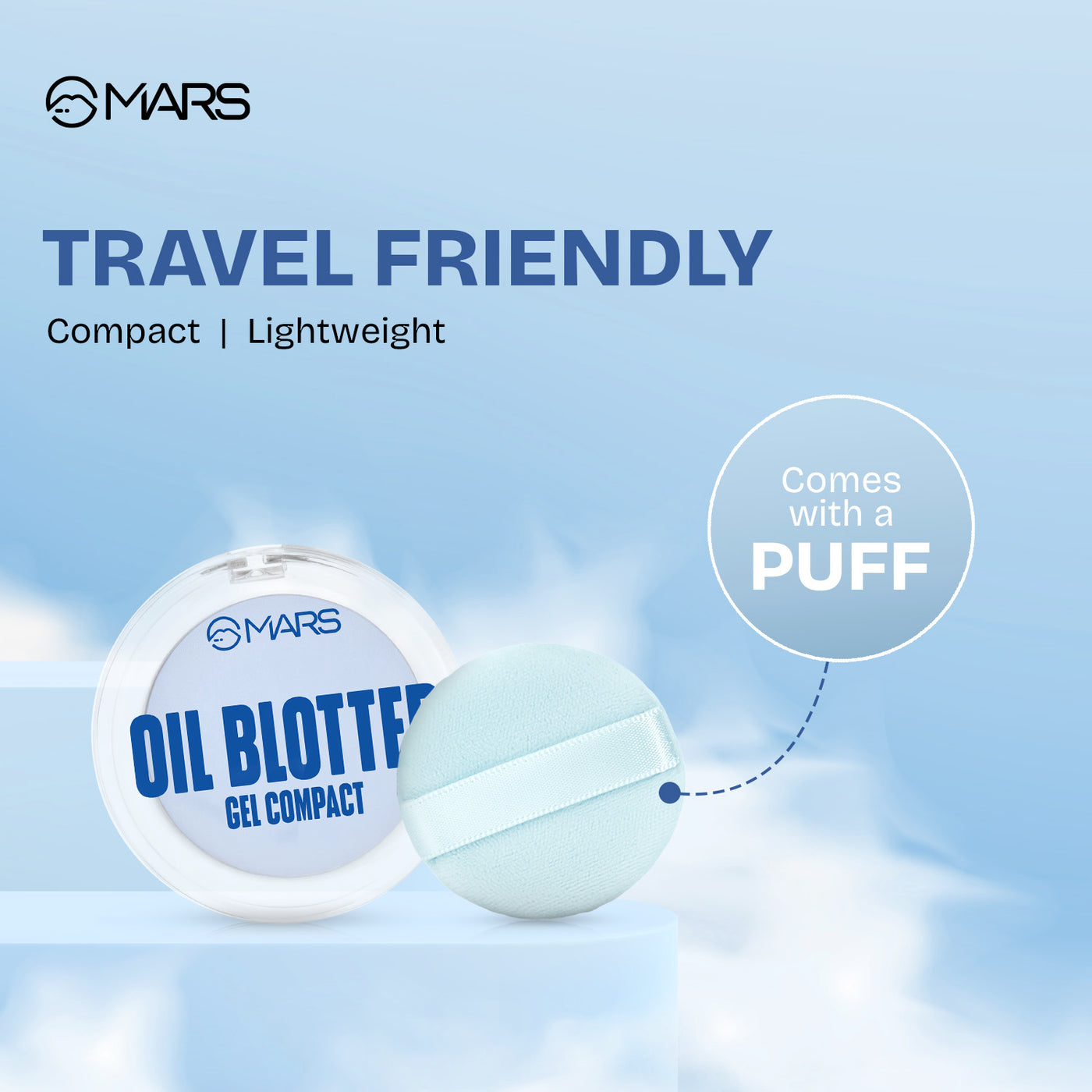 Mars Oil Blotter | Gel Compact