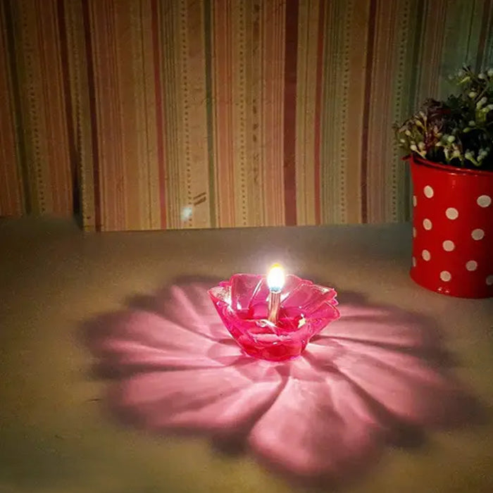 Reflection Diya Combo Plastic Candle Cup with Multi Shape