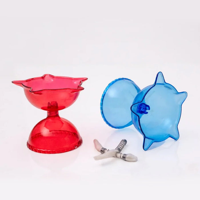 Colourful Reflection Diya Combo Plastic Candle Cup with Multi Shape 