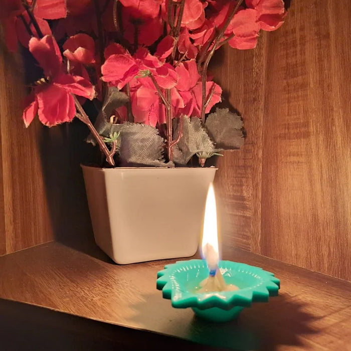 Silicone Diya for Diwali Attractive Design Colourful Diya Combo 