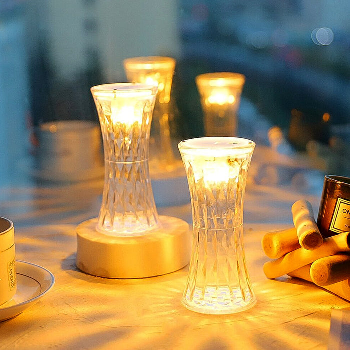 Crystal Lamp, Universal Night Light, Soft Lighting 