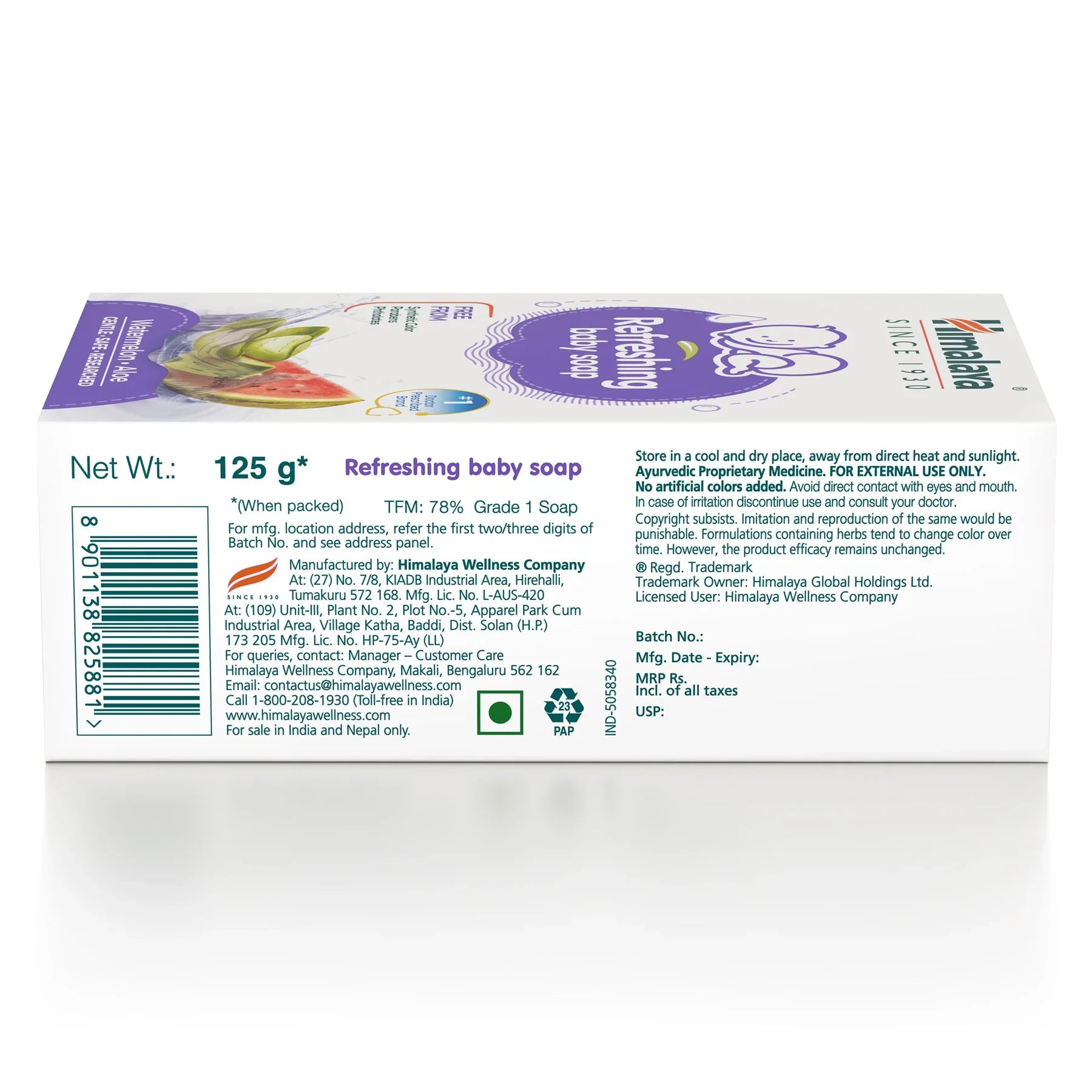 Himalaya Herbals Refreshing Baby Soap - PUSHMYCART