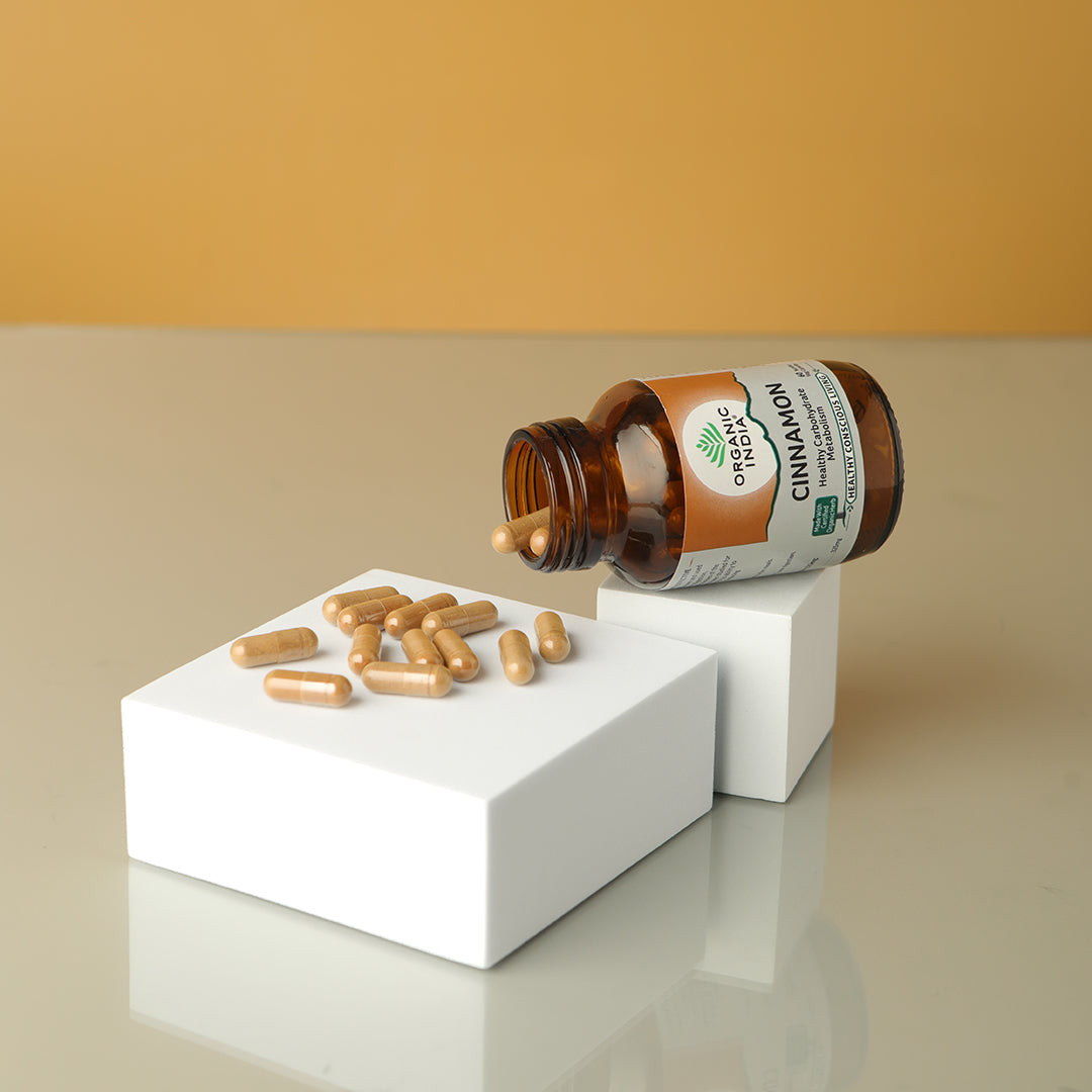 Organic India Cinnamon Capsule - PUSHMYCART