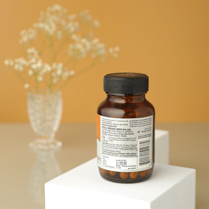 Organic India Cinnamon Capsule bottle of 60 capsules X 2 - PUSHMYCART