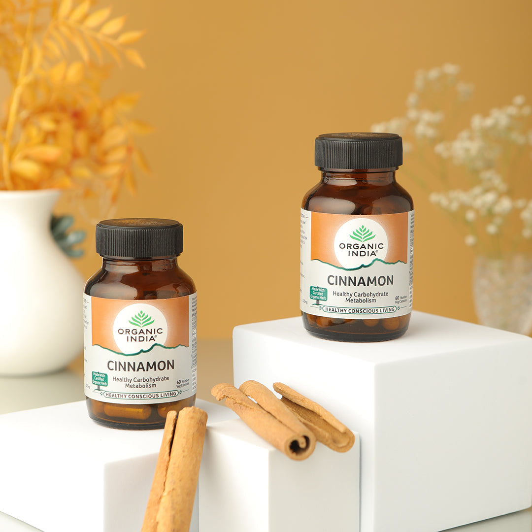 Organic India Cinnamon Capsule - PUSHMYCART