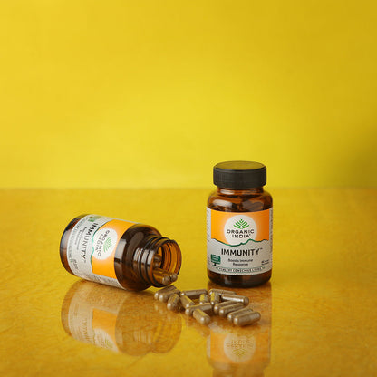 Organic India Immunity Capsules - PUSHMYCART
